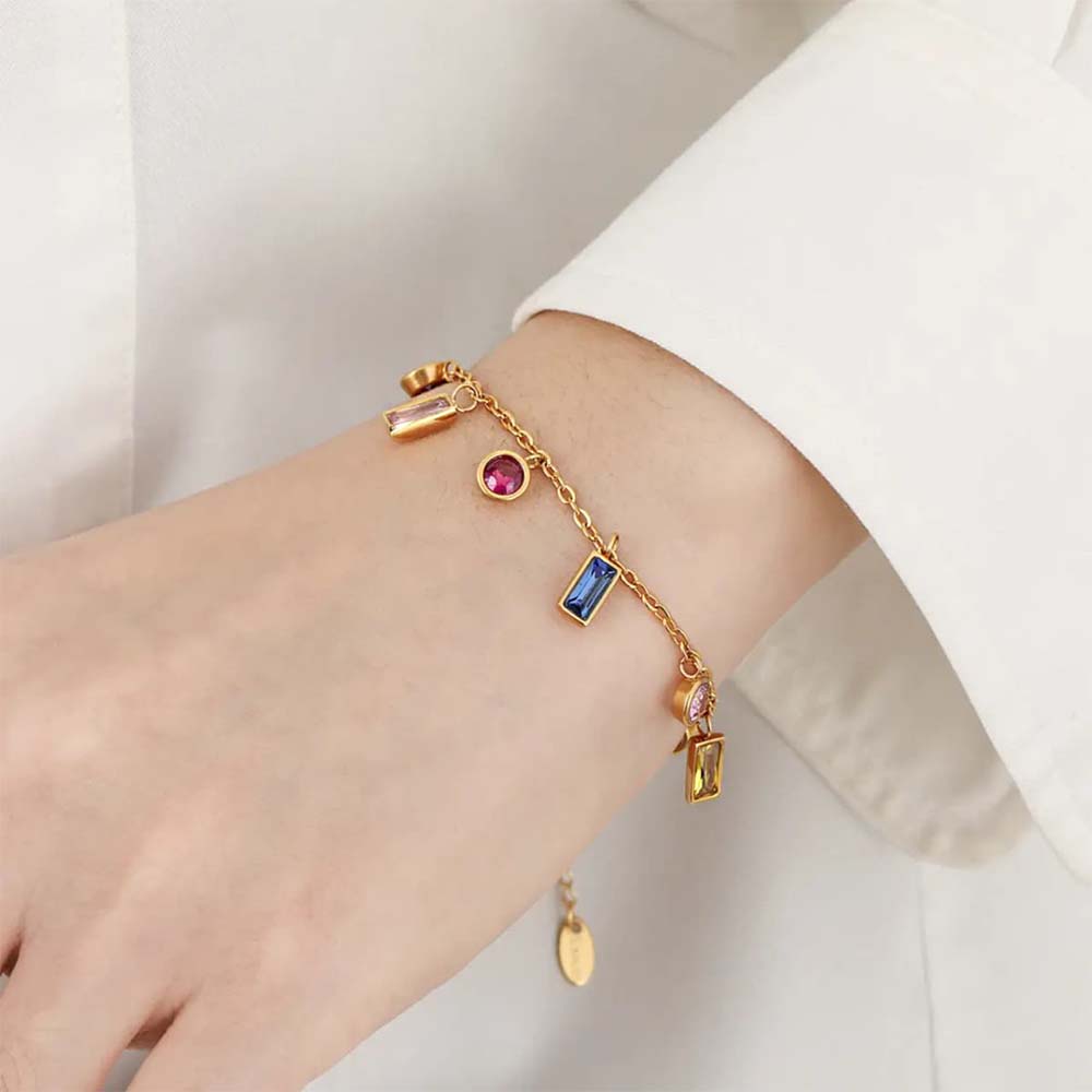 Multicolor Charm Bracelet