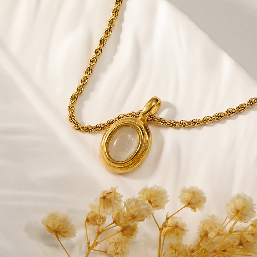 Midnight Majesty Pendant (White)