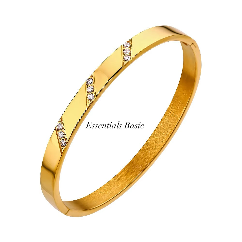 Crystal Stripe Bangle