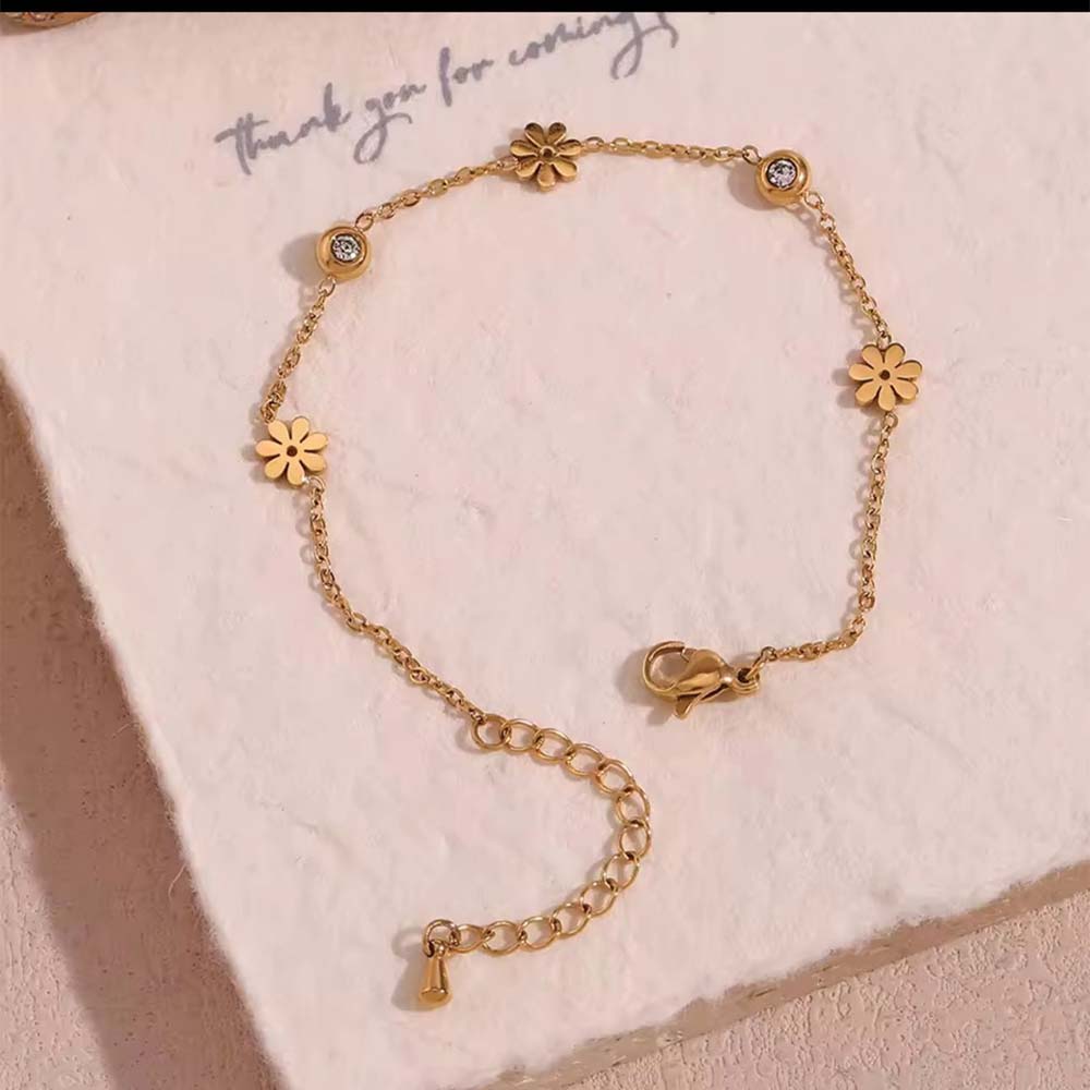 Daisy Flower Bracelet