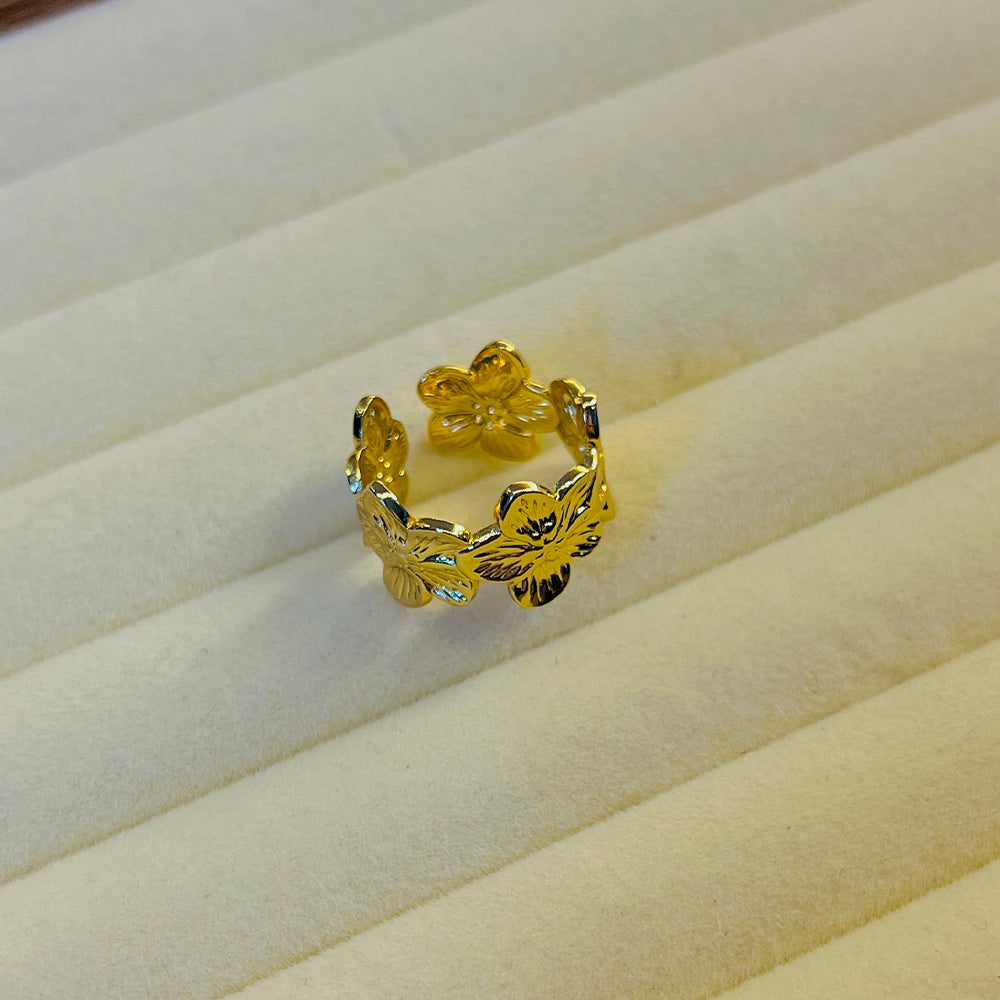 Flora Luxe Adjustable Ring
