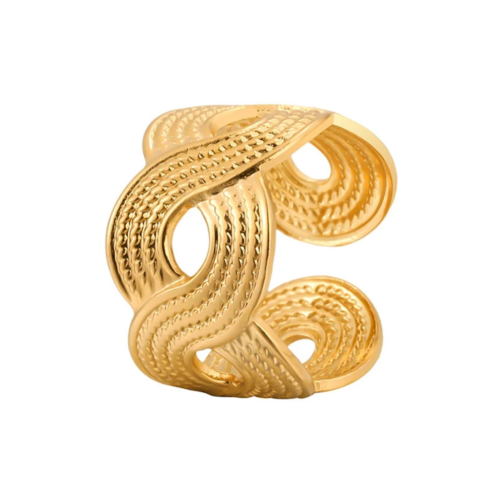 Woven Infinity Ring