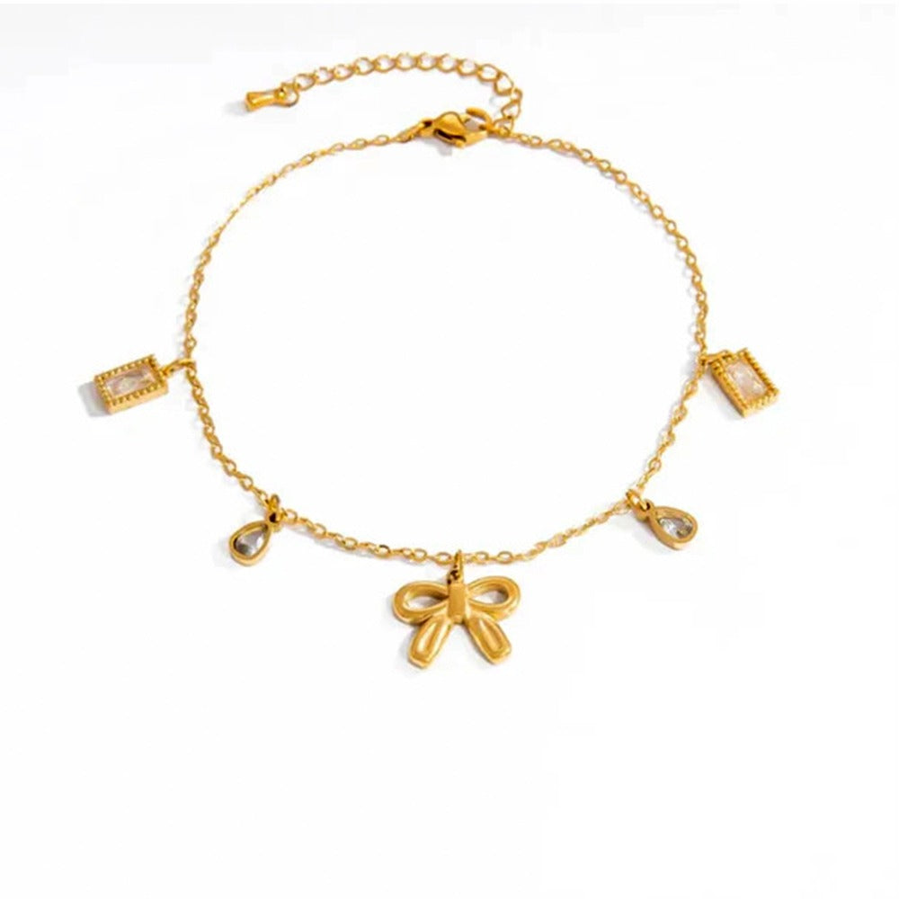 Radiant Bow Drop Bracelet