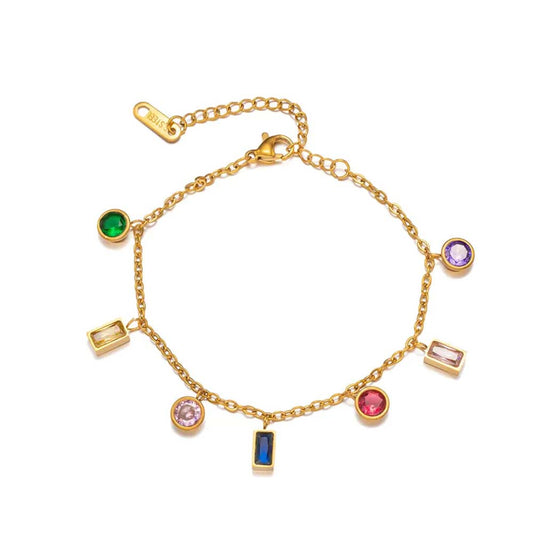 Multicolor Charm Bracelet