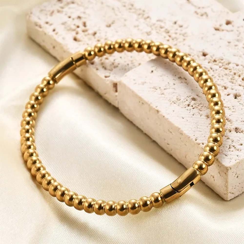 Round Bead Bangle
