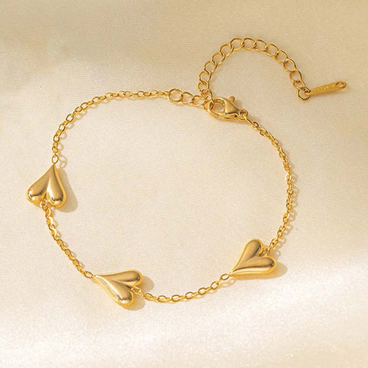 Triple Heart Bracelet
