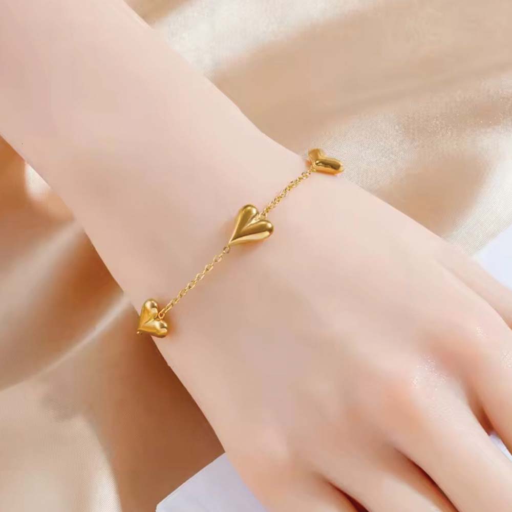 Triple Heart Bracelet
