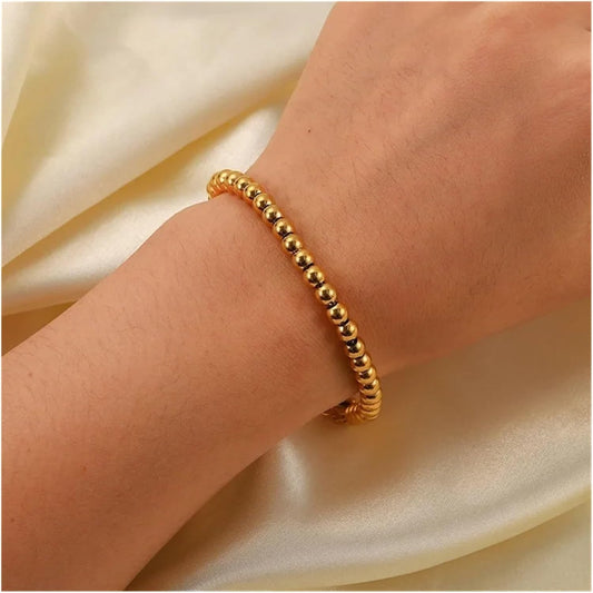 Round Bead Bangle