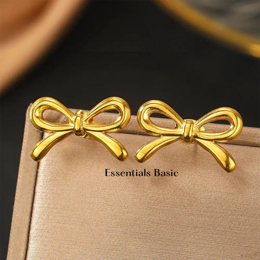 Chunky Bow Earrings