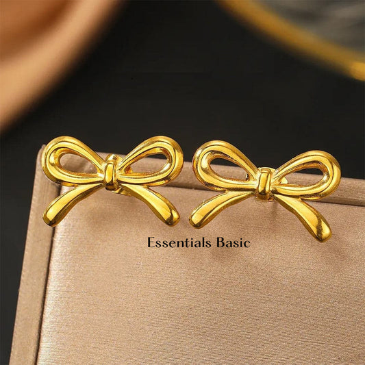 Chunky Bow Earrings