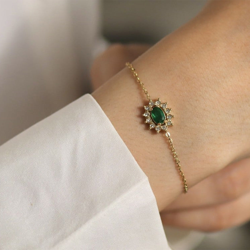 Emerald Diana Bracelet