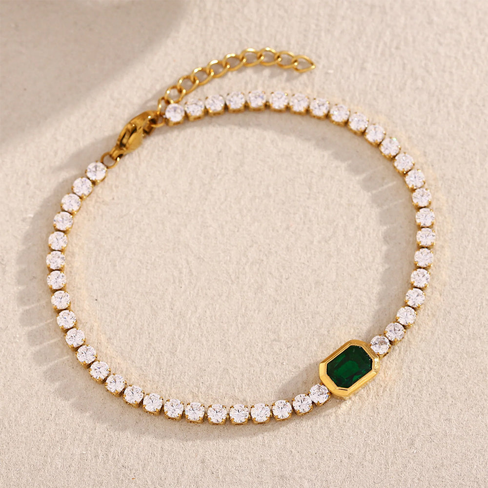 Emerald Tennis Bracelet