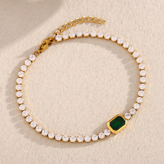 Emerald Tennis Bracelet