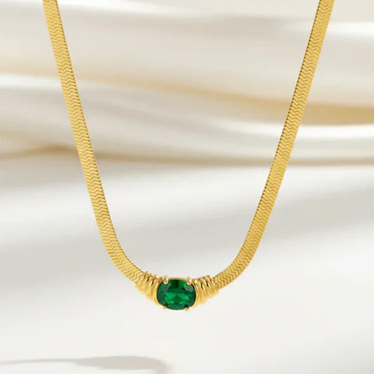 Green Gem Necklace