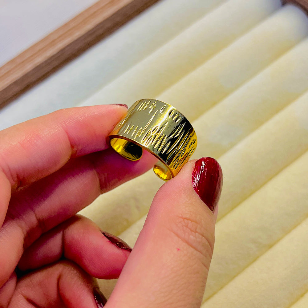 Groove Adjustable Ring