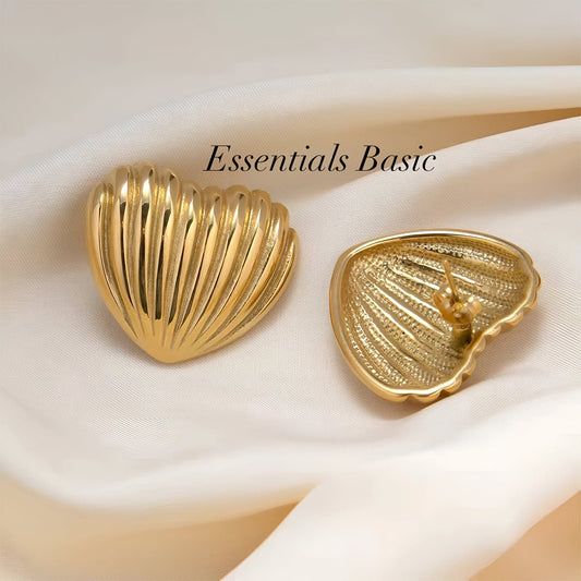 Heart Shell Earrings