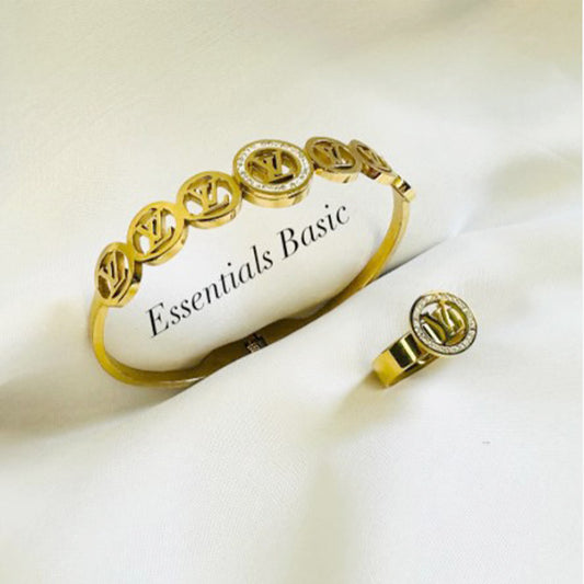 LV Stone Bangle Set
