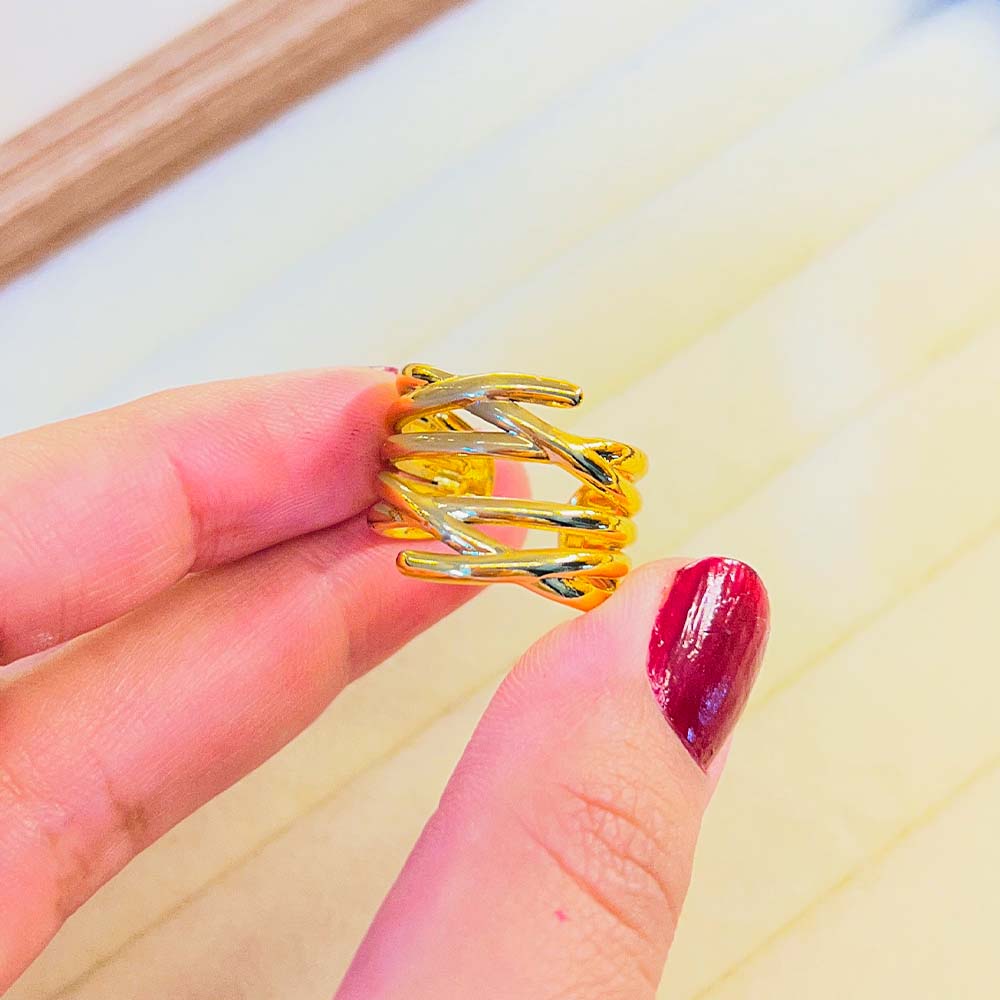 Linked Luxe Adjustable Ring