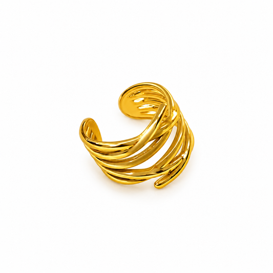 Linked Luxe Adjustable Ring