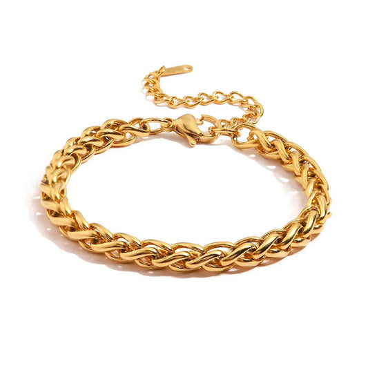 Vivian Wheat Chain Bracelet