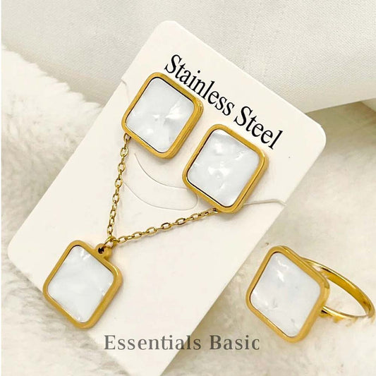 White Square Set