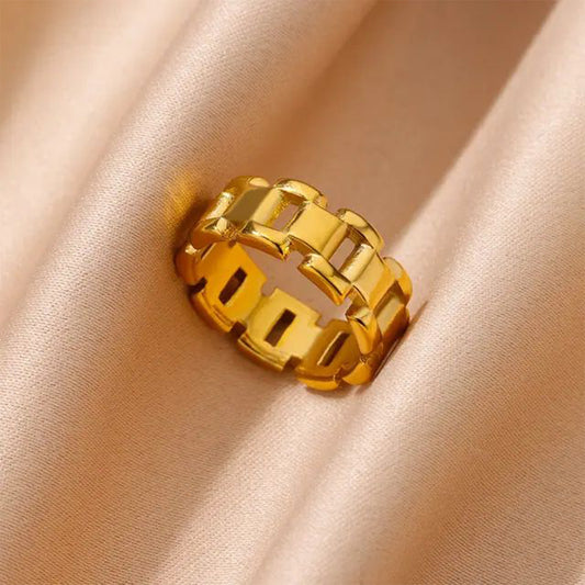 Watch Link Chain Ring