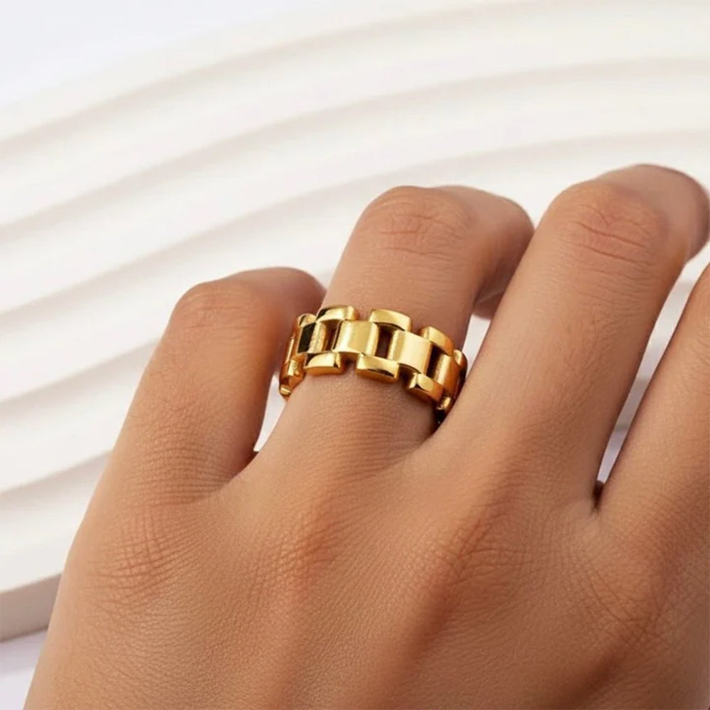 Watch Link Chain Ring