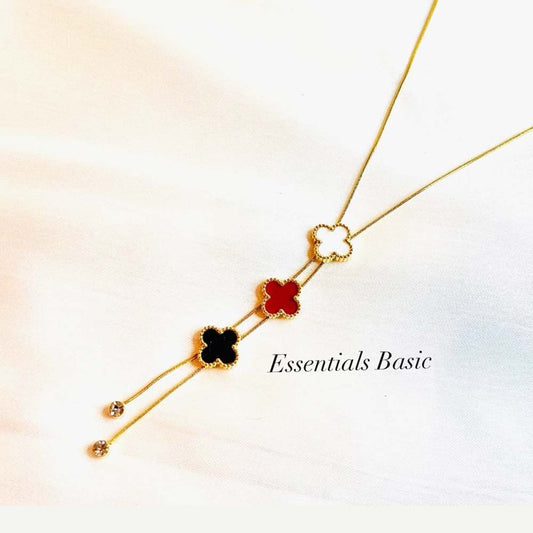 Multi-Color Clover Necklace