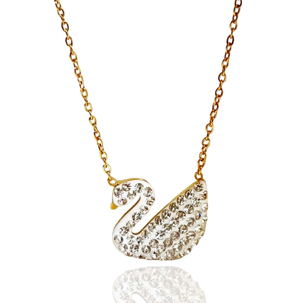 white swan pendant