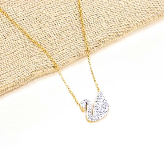 white swan pendant