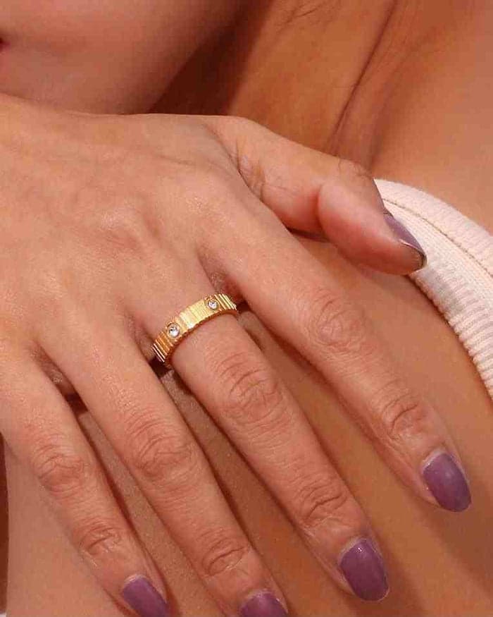 Coil Studded Ring