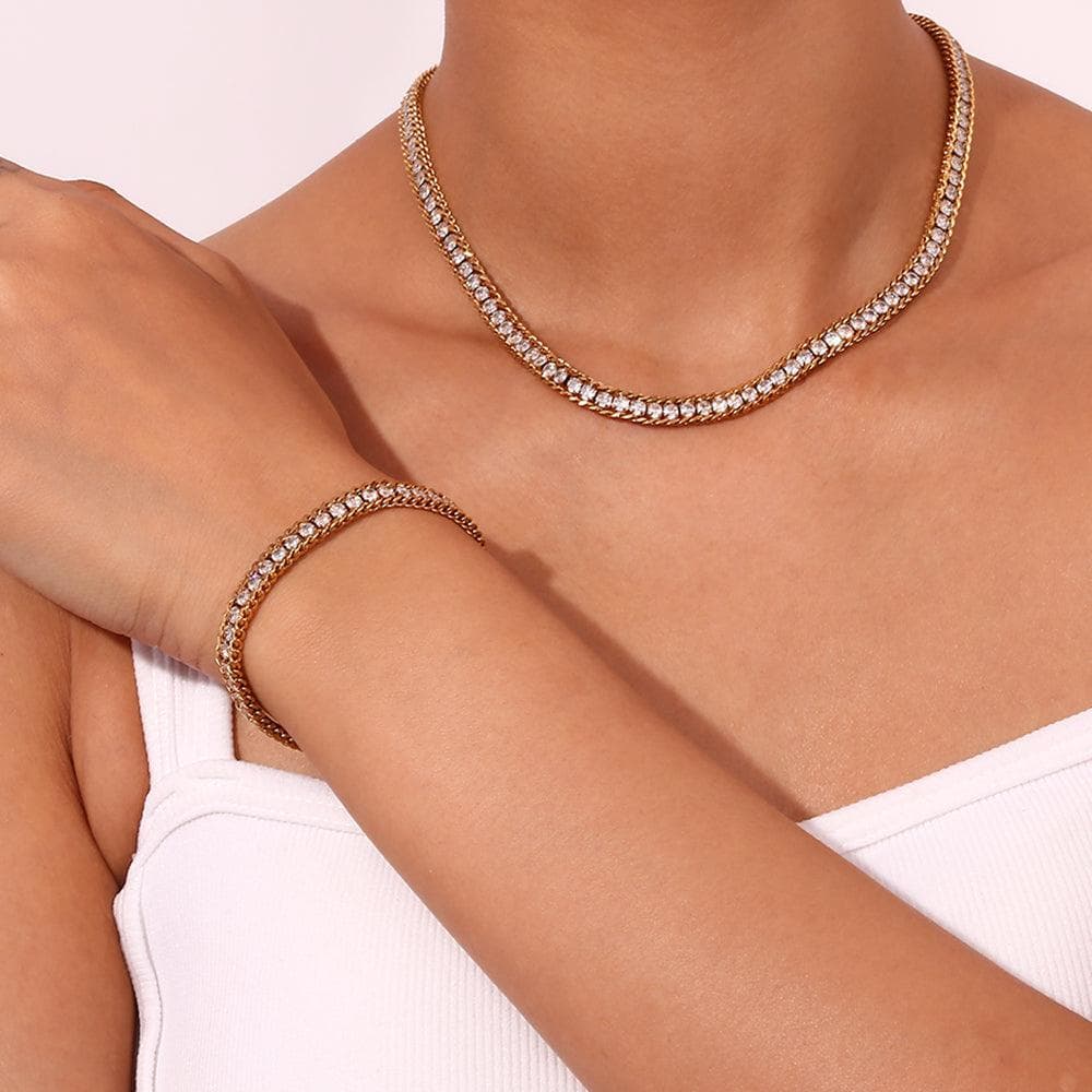 Rhinestone Necklace