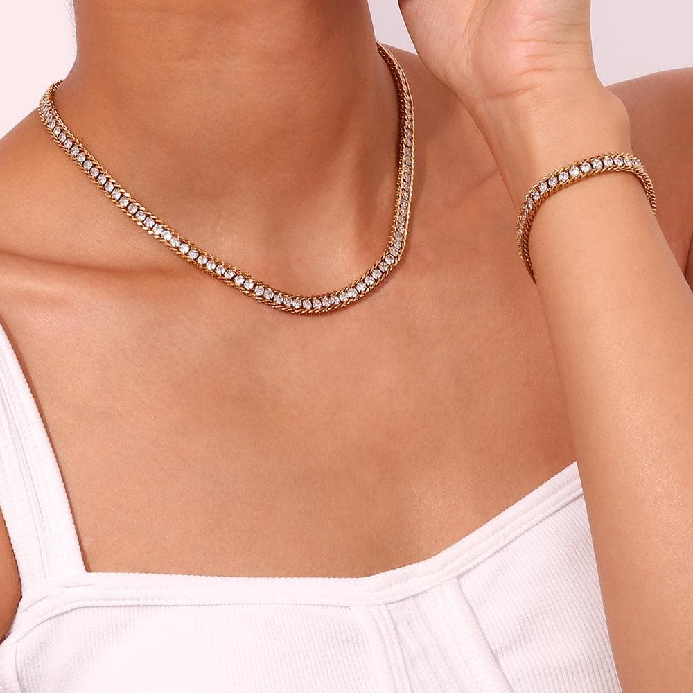 Rhinestone Necklace