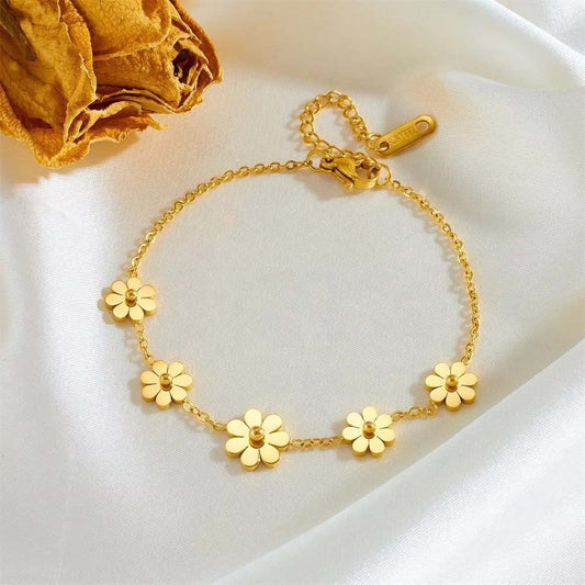 Daisy Bead Bracelet
