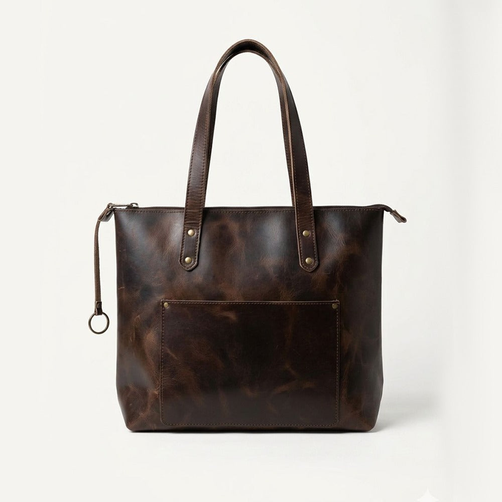 Handcrafted Full-Grain Leather Tote Bag