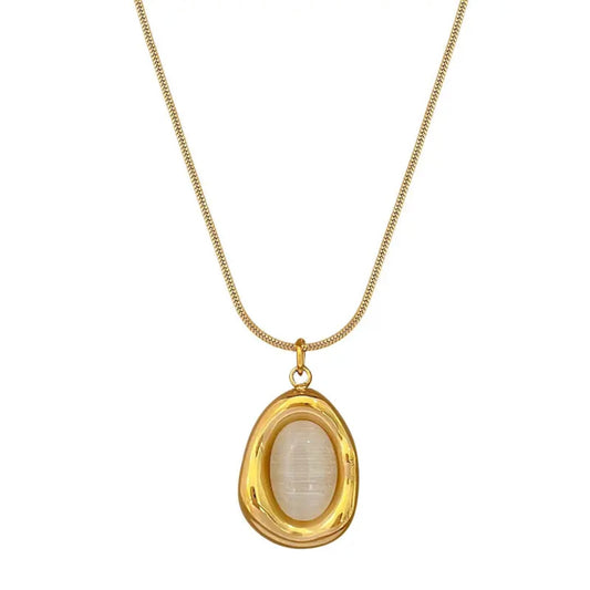 White Opal Pendant