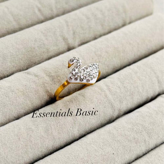 White Swan Ring