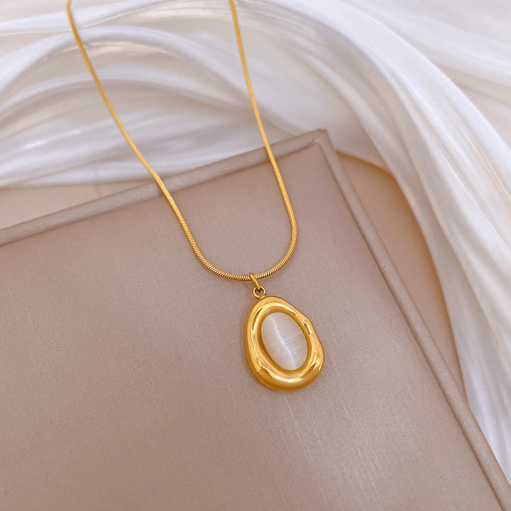 White Opal Pendant