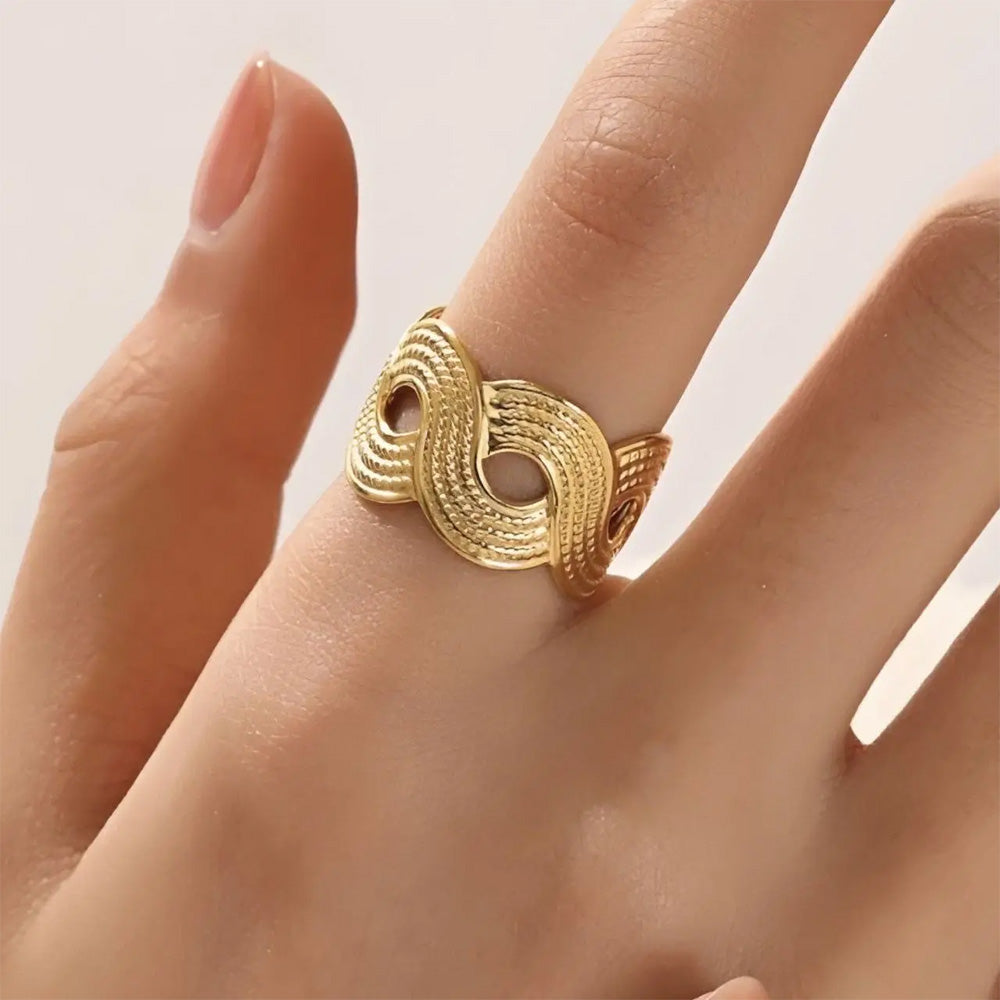 Woven Infinity Ring