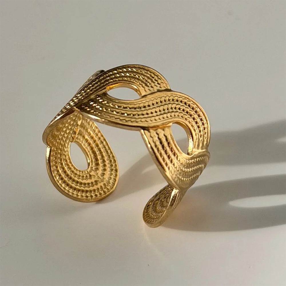 Woven Infinity Ring