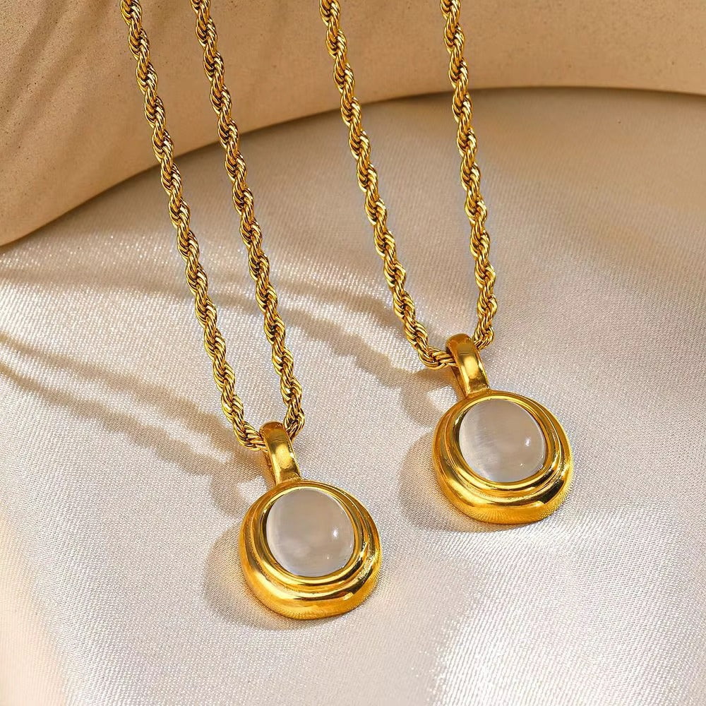 Midnight Majesty Pendant (White)