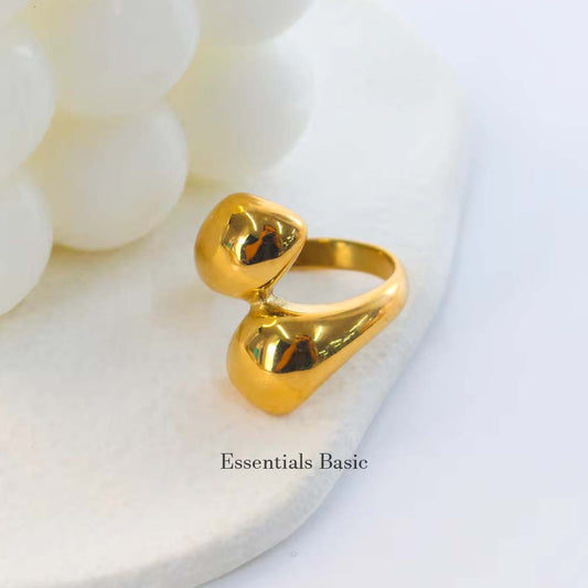 Double Tear Drop Ring