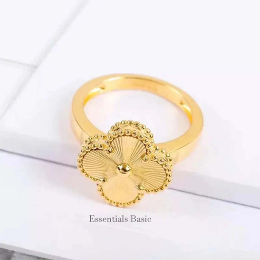 Golden Clover Ring