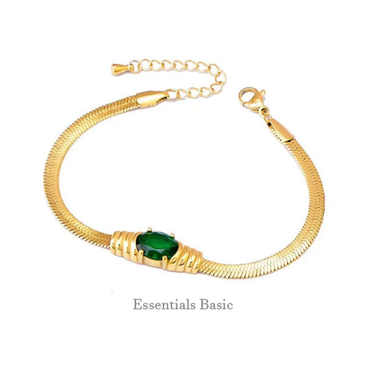 Green Gem Bracelet