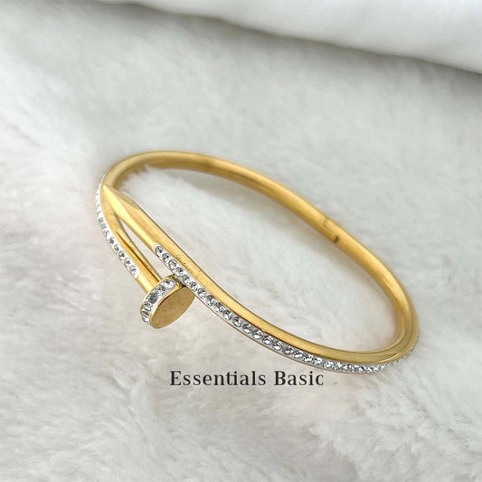 Nail Stone Bangle