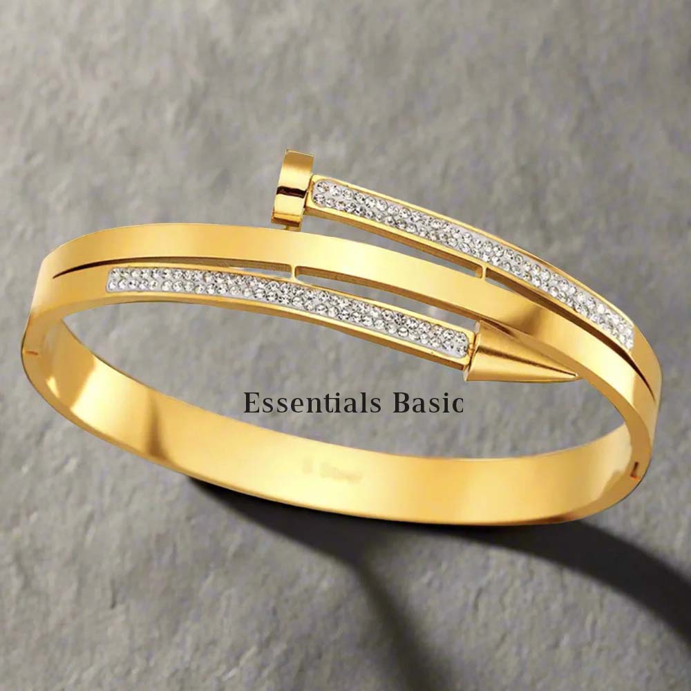 Nail Twin Bangle