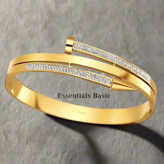 Nail Twin Bangle