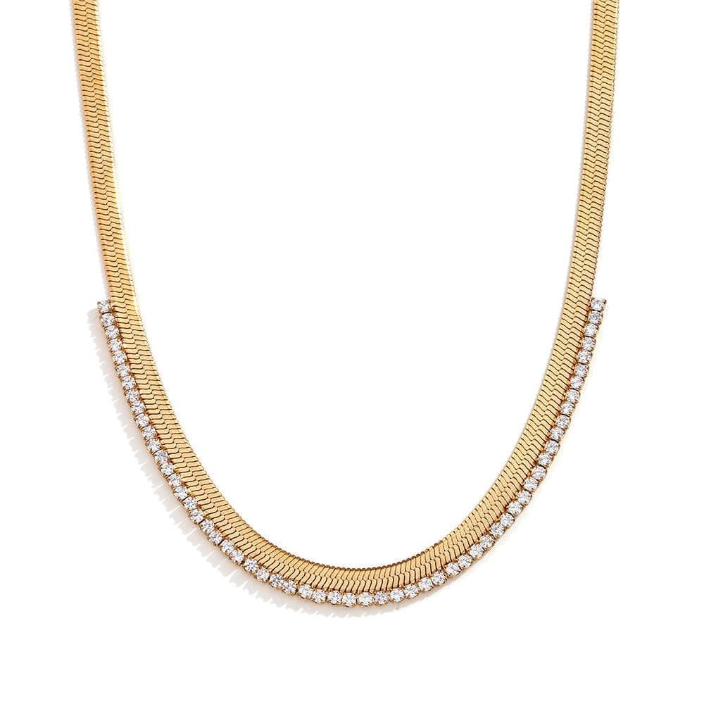 Zarconia Snake chain Necklace