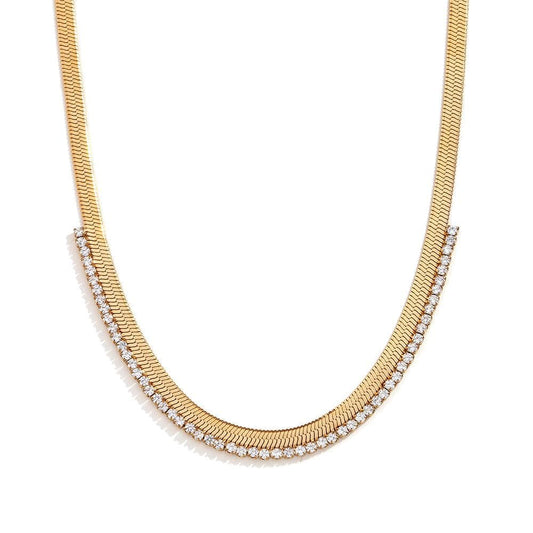 Zarconia Snake chain Necklace