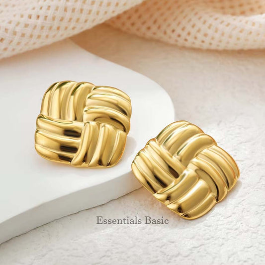 Square Chunky Earrings